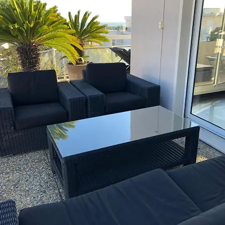 Gorgeous One-Bedroom Apartment With Terrace And Sea View -Stayinantibes- Bijou Plage Extérieur photo